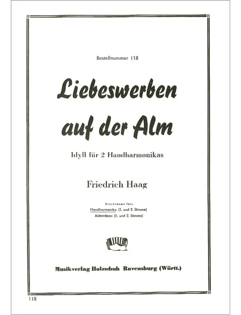 Liebeswerben auf der Alm